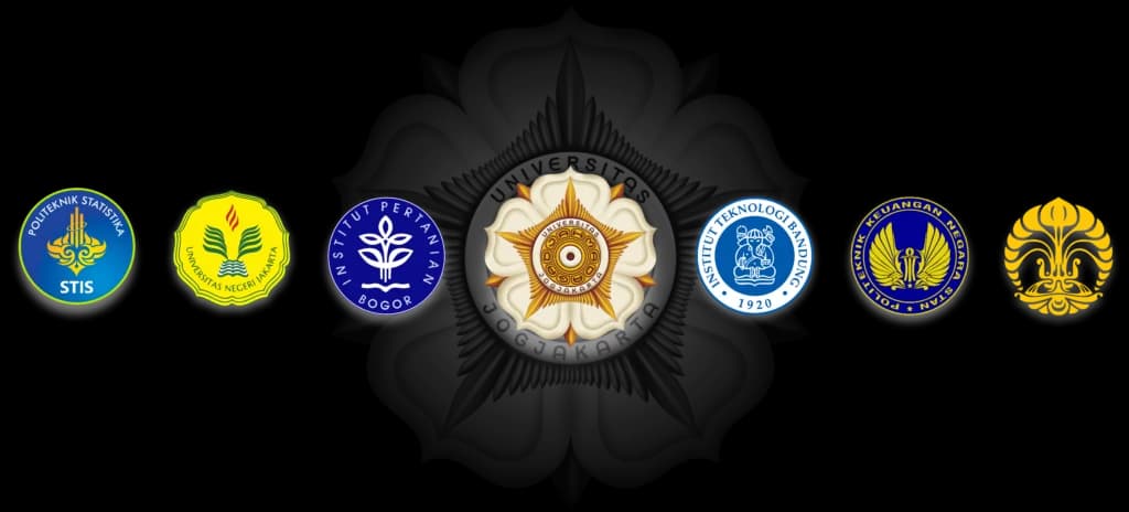 Logo universitas asal tutor Alfa Privat Indonesia