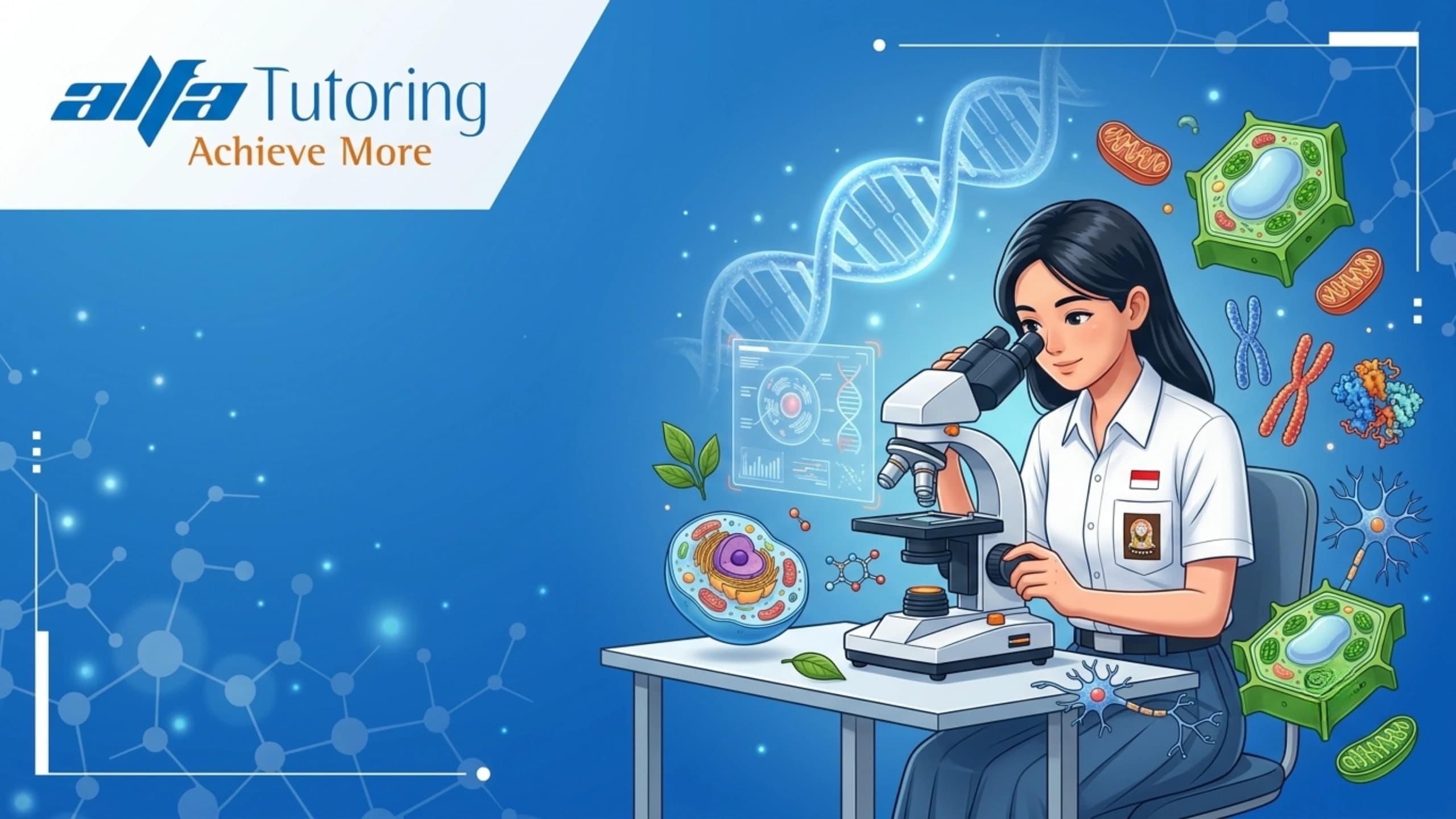 Siswa mempersiapkan OSN Biologi 2027 bersama tutor Alfa Tutoring